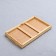 Breakfast table for breakfast with folding legs, 50 × 30 × 23 cm, bamboo
