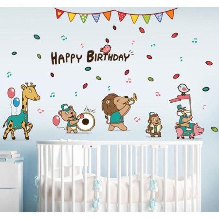 Interior color sticker "Circus orchestra" 50x70 cm
