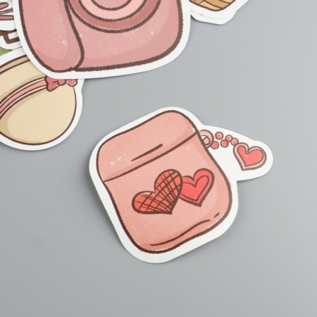 Stickers plastic "Technique" set 60 pcs 10x12 cm-1