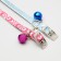 Collar "Fantasy", 30 x 1 cm, mix of flowers