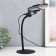 Lamp-lupa x3 x4.5 for LED creativity from 3LR1130 lenses d = 2.1 and 11 cm black