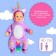 Pups Interactive “Baby”, 6 functions, voiced, eats, drinks, plays with ocher, height 40 cm