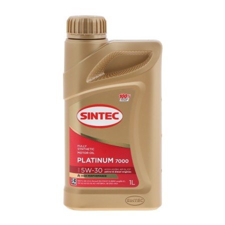 Sintec Platinum 5W-30 SN/CF motor oil, synthetics, 801938, 1 liter