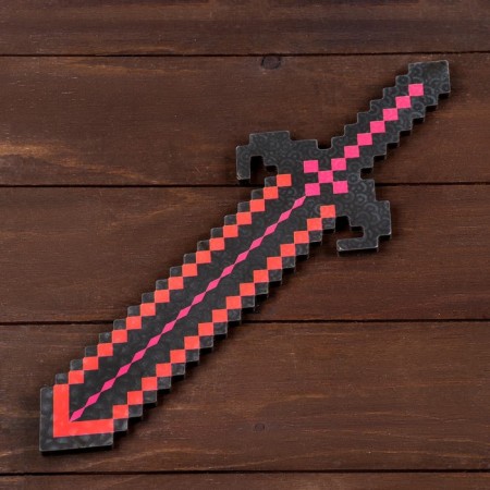 Set of wooden souvenirs "ruby weapon" shield, sword-5