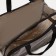 Lightning cosmetic bag, brown color