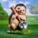 Garden figure "Hedgehog with a shovel" 22x22x31cm