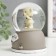 Souvenir Polystone Water Ball Light "Bear with a scarf on the neck" mix d = 6.5 cm 9x7x7 cm