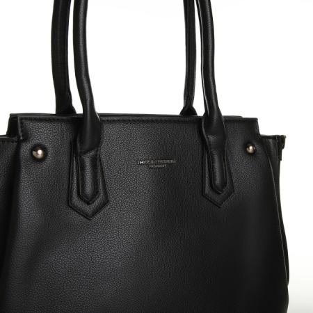 Bag Women's Tout, on a zipper, black color-3