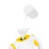 Steiring KitFort KT-9194-1, 1050 W, 0.35 l, 30 g/min, heating 3 minutes, white-yellow