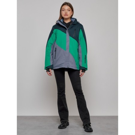 Ski jacket female, size 58, black color-10