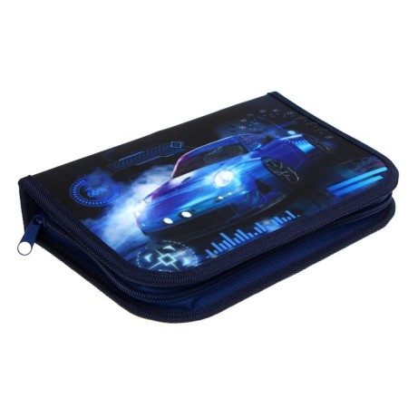 Penal 3 sections, tab inside, 140 x 210 x 40 mm, fabric, calligrata top block "Call Neon"-1