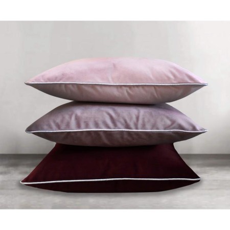 Pillowcase "Tamila", size 45x45 cm, burgundy color-3