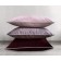 Pillowcase "Tamila", size 45x45 cm, burgundy color
