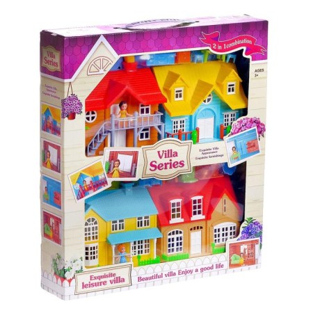 House for dolls "Cosiness" folding, with figures and accessories-4