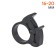 AIRLINE clamp, 16-20/7 mm, power gear castle, plastic P66, black
