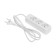 Extension cord Standard 3 Nests, 1.5m, 2x1.0mm², b/s, white rexant