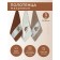 A set of terry napkins Diva Afrodita "Tiger", size 30x50 cm, 3 pcs