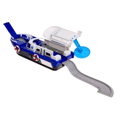 Parking "Police boat", with cars, light and sound effects-11