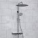 The shower system Wasserkraft A113.117.059.ch Thermo, tropical shower, thermostat, chrome