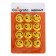 Board magnets, "Smile", D - 2 cm, set 12 pieces, blister, calligrata