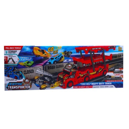 Flame truck, with 6 metal machines and launch, mix-8
