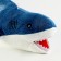 Soft toy "Shark", 55 cm, blue color