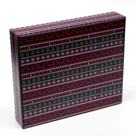 Box the team cover is, with the window, "New Year's print", 37 x 32 x 7 cm-2