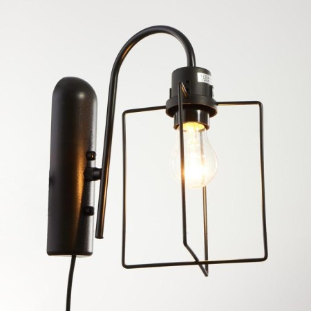 Sconces "FIRST" 1x40W E27 Black 25x16x33 cm.-1