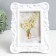 Photo frame plastic 10x15 cm "Tender patterns" white 17x22 cm