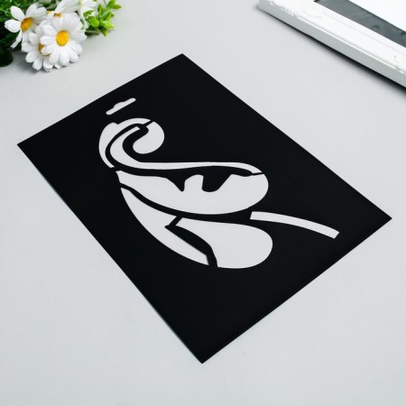 Plastic "pattern" 20x29cm stencil-1