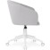 Computer chair thibault plastic/velor, white/gray 60x60x81 cm