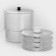 Manti-Kazan, 10 l, with 4 discs, metal cover