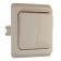 Schetode switch Sche BC10-006K, 2 keys, with backlight, cream color