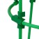 Shpalera, 135 × 30 × 1 cm, metal, green, "Clover missile"