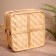 Basket with a lid weaved, from bamboo 25x25x25 cm