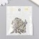 Decor for creativity Metal "palm - cycle" silver 1.5x0.8 cm