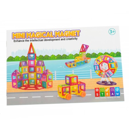 Magnetic designer "Mini Magic Magnet", 106 parts-3