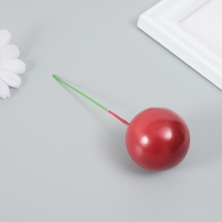 Decor for creativity "Balls" d = 2; 3; 3.5 and 4 cm set 20 pcs, Bordeaux-4