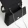 Female bag on a magnet, black color