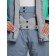 Ski jacket female, size 52, gray color