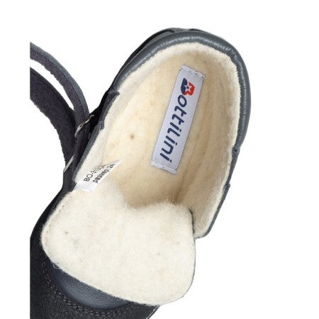 Baby boots, size 25, dark blue color-2