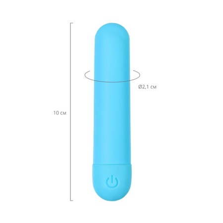 Vibroopul A-Toys Murr, 10 cm, silicone, blue color-4