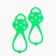 Ice steps 5 spikes size 26-35, green, children's
