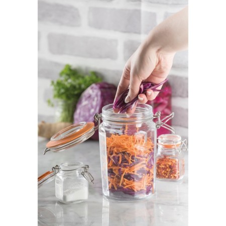 Банка гранёная Kilner Clip Top, стекло, 950 мл-2