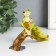 Souvenir Polystone "Frog on a branch - musical" 8.4x16.6x3 cm