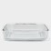 Rectangular baking form, 3.85 liters, with a lid