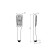 Shower watering can Lemark LM04111BL, manual, 68 x 274 mm, 1 function, black