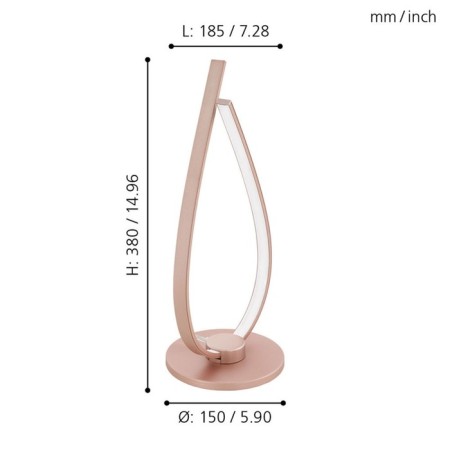 PALOZZA table lamp 14W LED gold-2