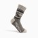 Male wool socks, gray color, size 27