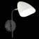 Wall lamp EVOLUCE. Sle103601-01. Satta. 1x40 W, E14, 12.5x28.5 cm, black color, gold